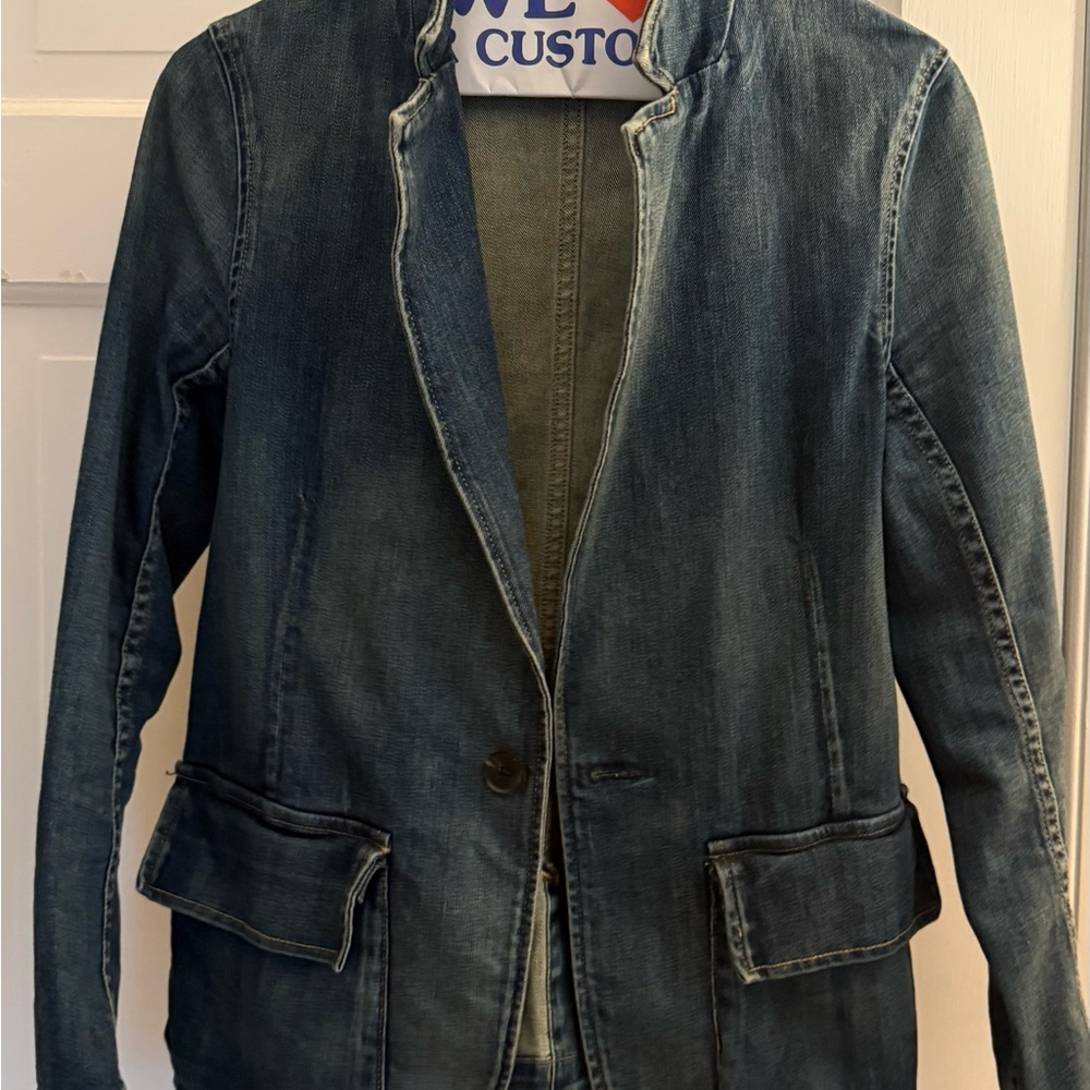 Nili Lotan Indigo Denim Jacket